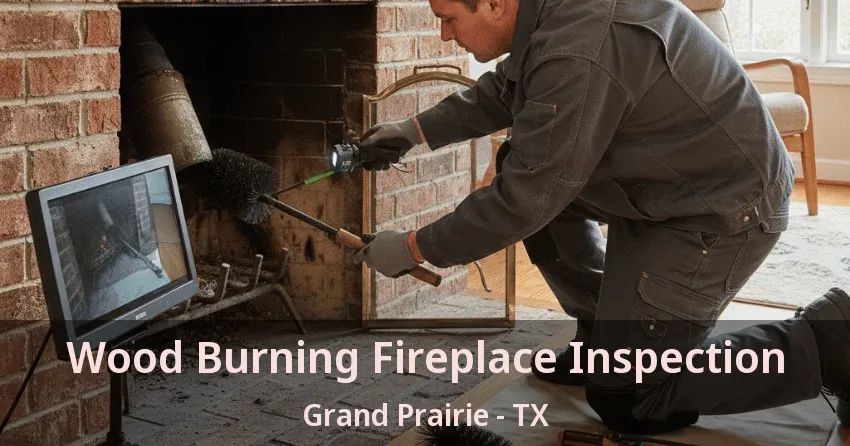 Wood Burning Fireplace Inspection Grand Prairie - TX Wood Burning Fireplace Inspection Grand Prairie - TX